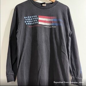 Harley-Davidson Edmonton Alberta Black Long Sleeve Tee